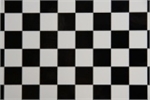 2MTR ORACOVER FUN-3 LARGE CHEQ.WHITE/BLACK